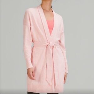 Perfect Pink Lululemon Women Cardigan Sweater